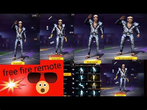 free fire remote